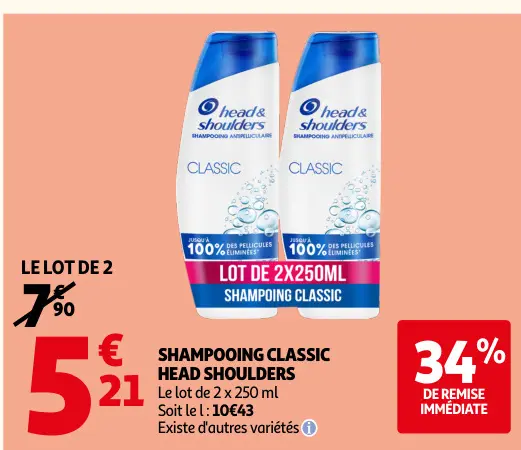 Offre: Shampooing classic
