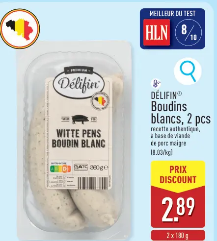 Offre: Boudins blancs