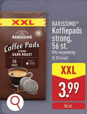 Promotie: Koffiepads strong