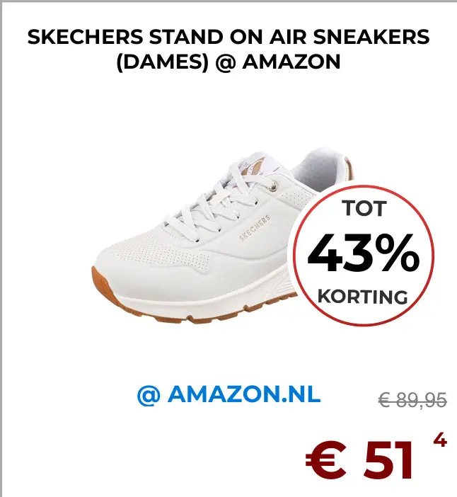 Aanbieding: Skechers stand on air sneakers
