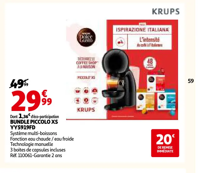 Offre: Bundle Piccolo Xs Yy5919fd