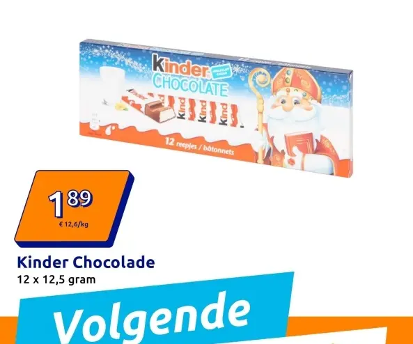 Aanbieding: Kinder Chocolade