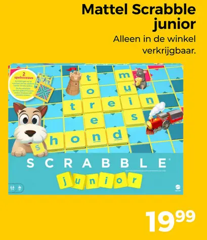 Aanbieding: Scrabble junior