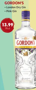 Aanbieding: Gordon's london dry gin
