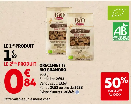 Promotie: Orecchiette Bio Granoro