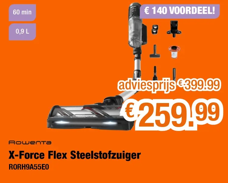 Promotie: X-Force Flex Steelstofzuiger