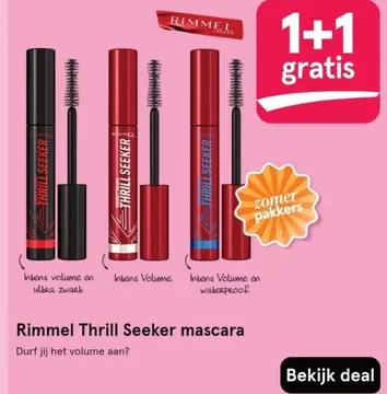 Aanbieding: Rimmel Thrill Seeker mascara
