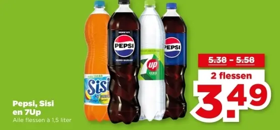 Aanbieding: Pepsi, Sisi en 7Up