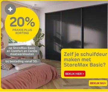 Aanbieding: StoreMax Basic en Comfort en CanDo maatwerkkast