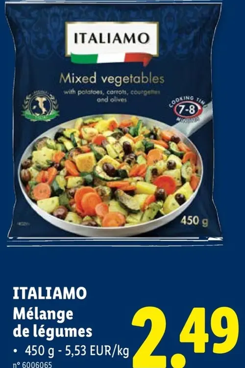 Offre: Italiamo Mélange de légumes