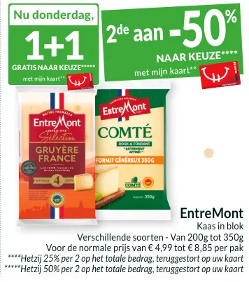 Promotie: Kaas in blok