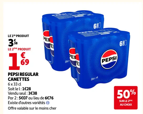 Promotie: Pepsi regular
