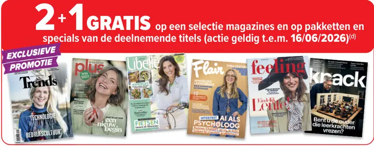 Promotie: Diverse magazines en pakketten