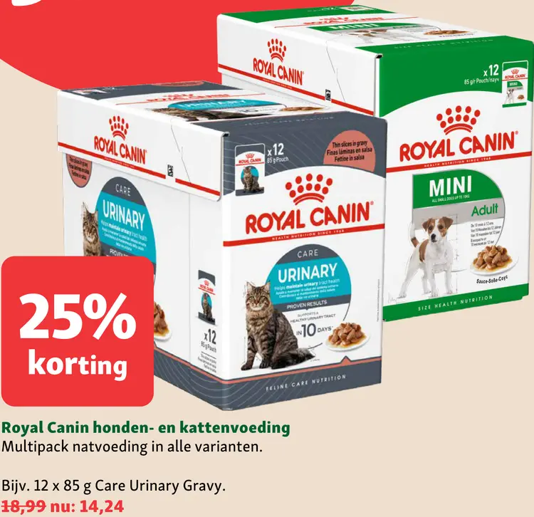 Aanbieding: Honden- en kattenvoeding Multipack natvoeding in alle varianten
