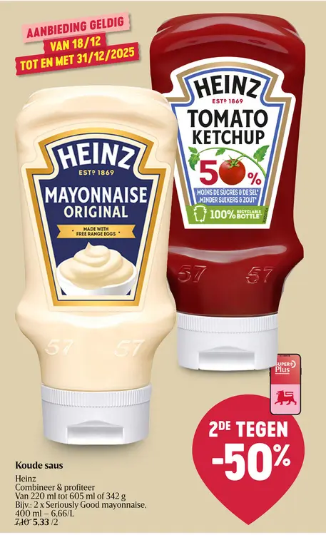 Promotie: Koude saus