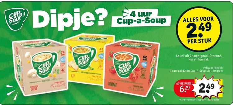 Aanbieding: Knorr Cup-A-Soup