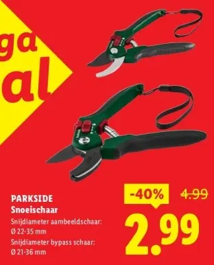 Aanbieding: Snoeischaar