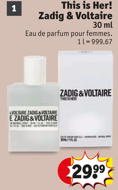 Offre: This is Her! Zadig & Voltaire