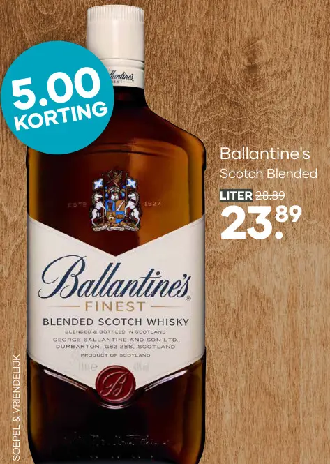 Aanbieding: Ballantine's Scotch Blended