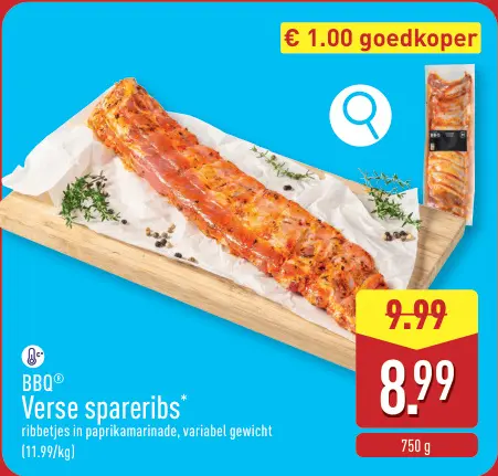 Promotie: Verse spareribs