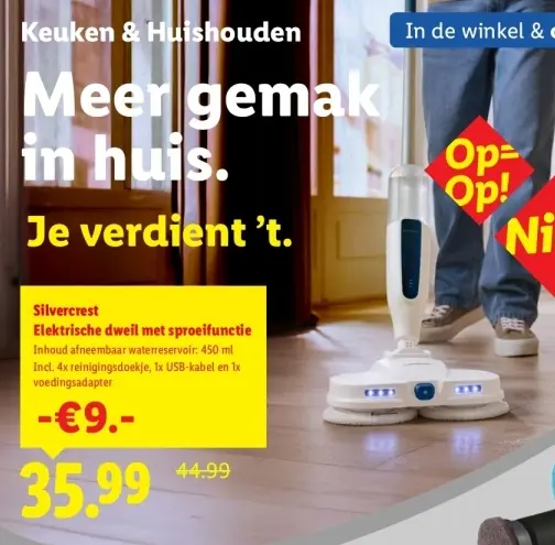 Aanbieding: Elektrische dweil