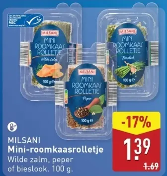 Aanbieding: Mini-roomkaasrolletje
