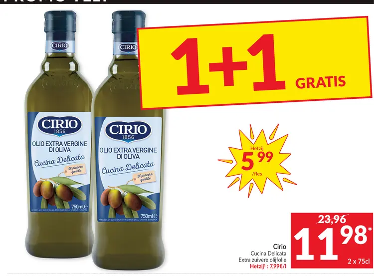 Promotie: Olio Extra Vergine Di Oliva Cucina Delicata