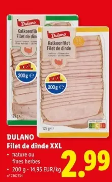 Offre: Filet de dinde XXL