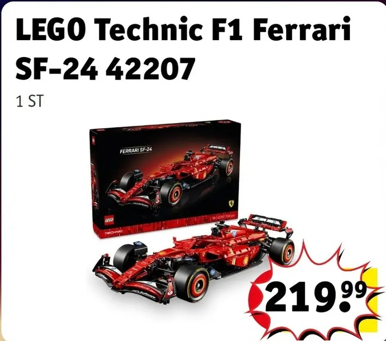 Offre: LEGO Technic F1 Ferrari SF-24 42207