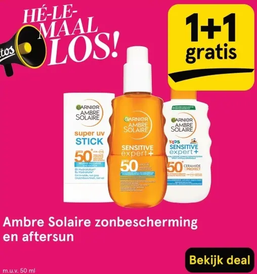 Aanbieding: Ambre Solaire zonbescherming en aftersun