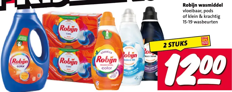 Aanbieding: Wasmiddel vloeibaar, pods of klein & krachtig