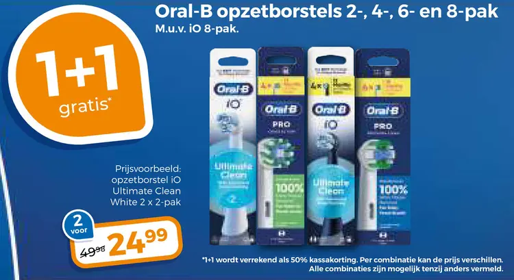 Aanbieding: Opzetborstels 2-, 4-, 6- en 8-pak