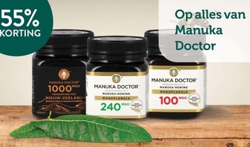 Aanbieding: Manuka Doctor Premiumkwaliteit Manuka Honing 