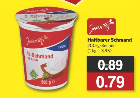 Aanbieding: Haltbarer Schmand
