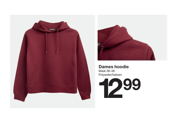 Aanbieding: Dames hoodie