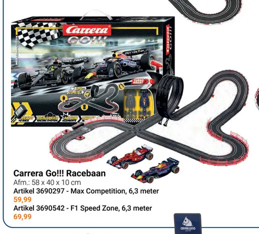 Aanbieding: Carrera Max Competion Verstappen Hamilton Racebaan, 6,3m 2024