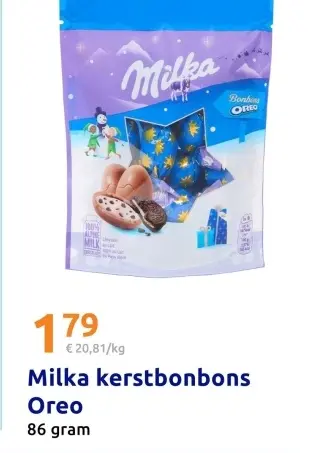 Aanbieding: Milka kerstbonbons Oreo