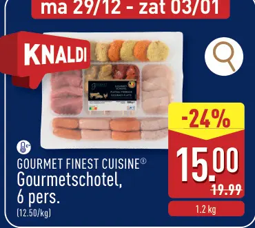 Promotie: Gourmetschotel