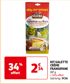 Aanbieding: KIT GALETTE CREME FRANGIPANE