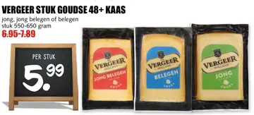 Aanbieding: Vergeer stuk goudse 48+ kaas