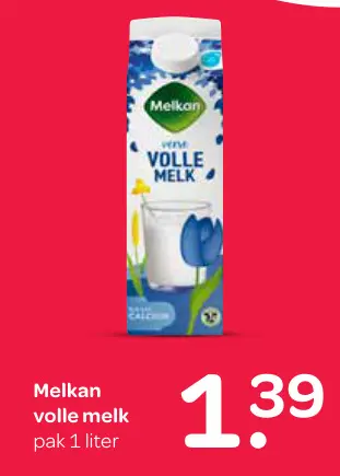 Aanbieding: volle melk