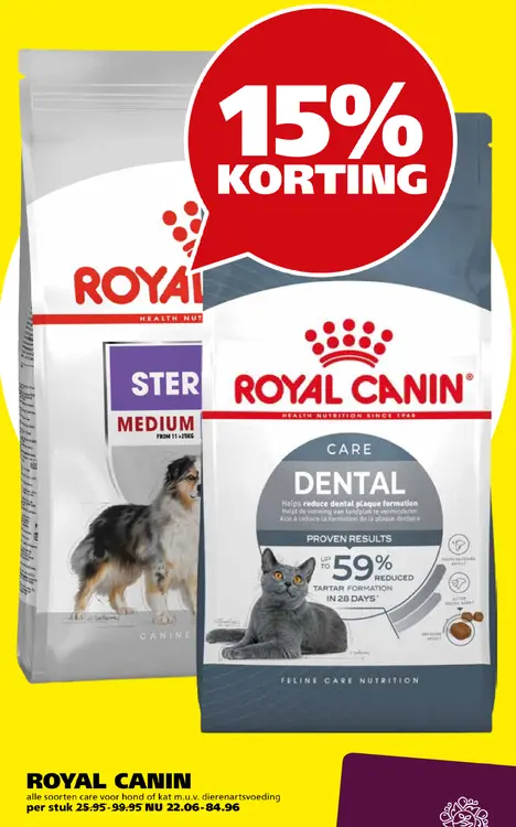 Aanbieding: Royal Canin Dental Care