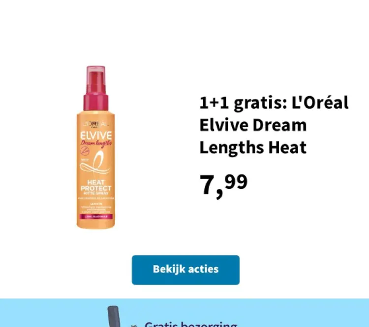 Promotie: Elvive Dream Lengths Heat Protect Hitte Spray