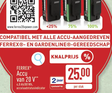 Promotie: Accuhogedrukreiniger