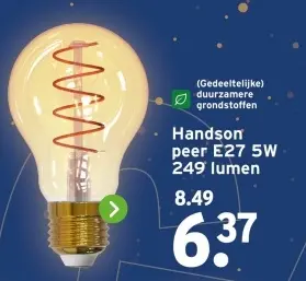 Aanbieding: peer E27 5W