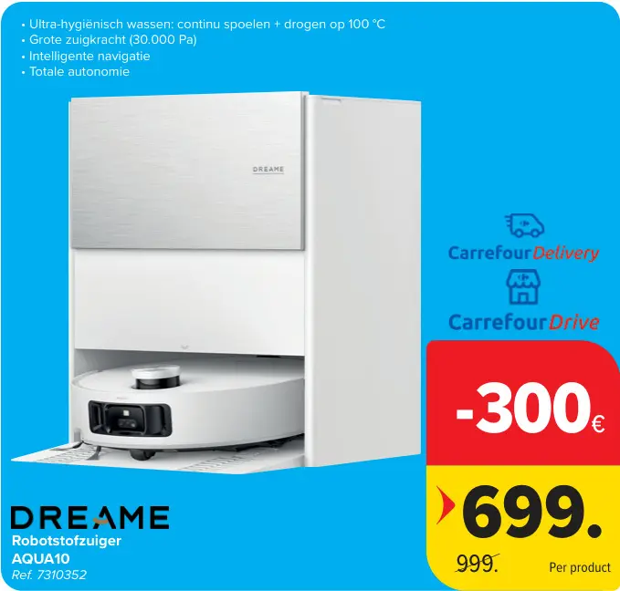Promotie: Dreame Robotstofzuiger AQUA10
