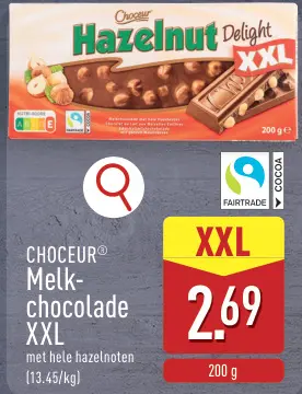 Promotie: Melkchocolade XXL