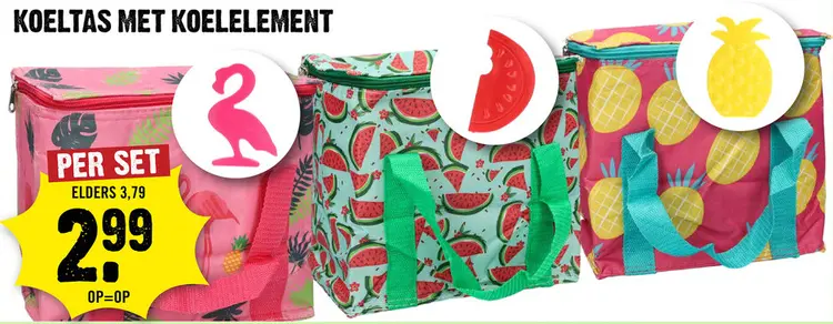 Aanbieding: Koeltas met koelelement