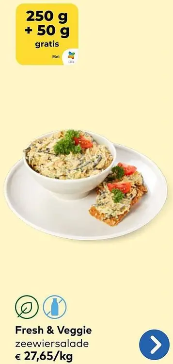 Promotie: Fresh & Veggie zeewiersalade