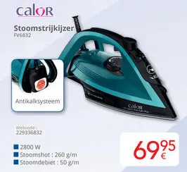 Promotie: Stoomstrijkijzer